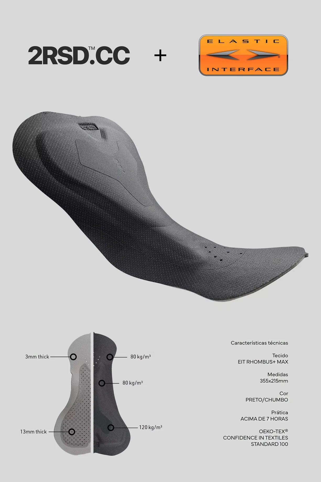 BIB Bretelle Feminino - 2RSD Azul