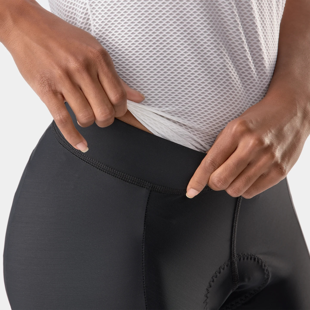 Bermuda para Ciclismo Solstice - Bontrager Trek Preta Feminina