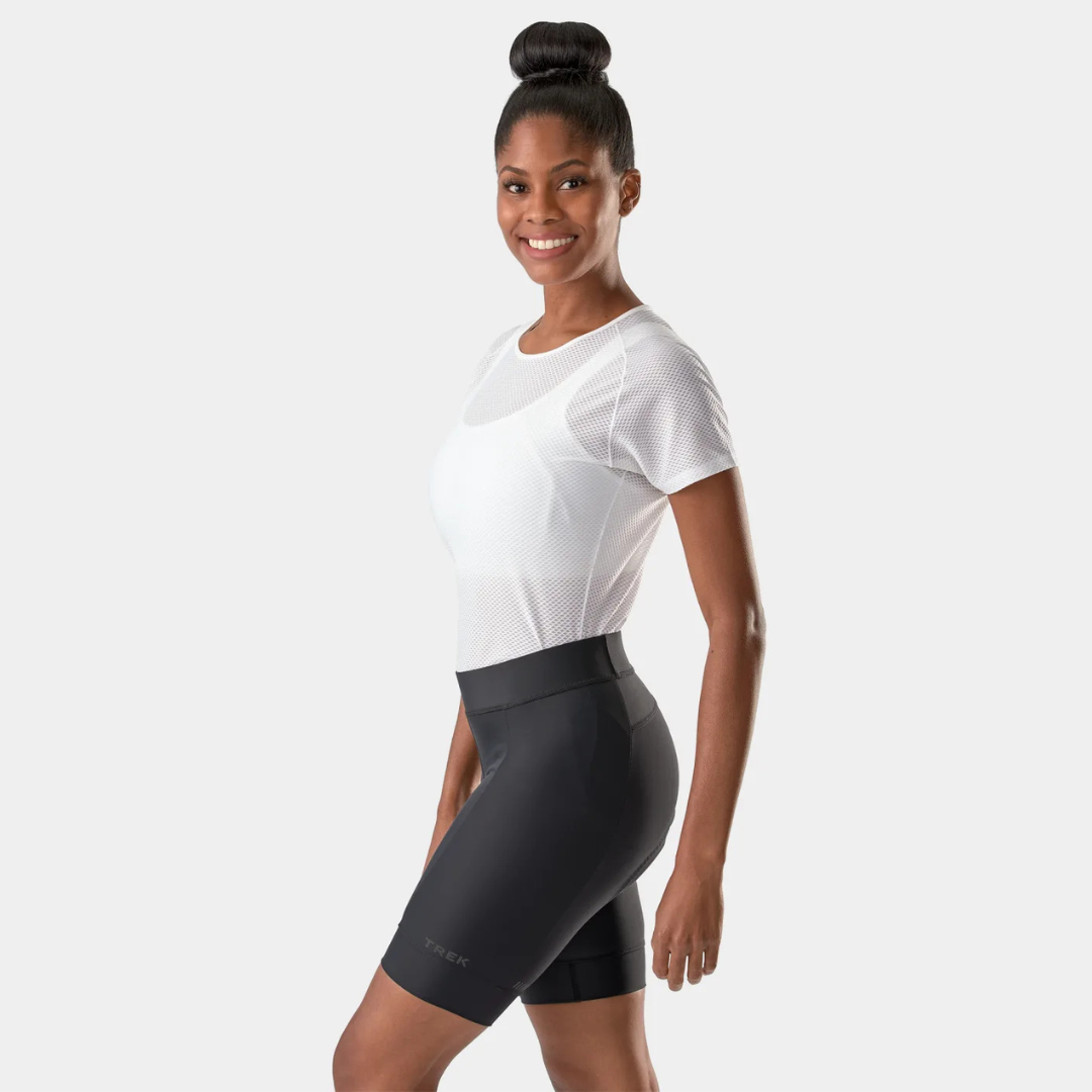 Bermuda para Ciclismo Solstice - Bontrager Trek Preta Feminina