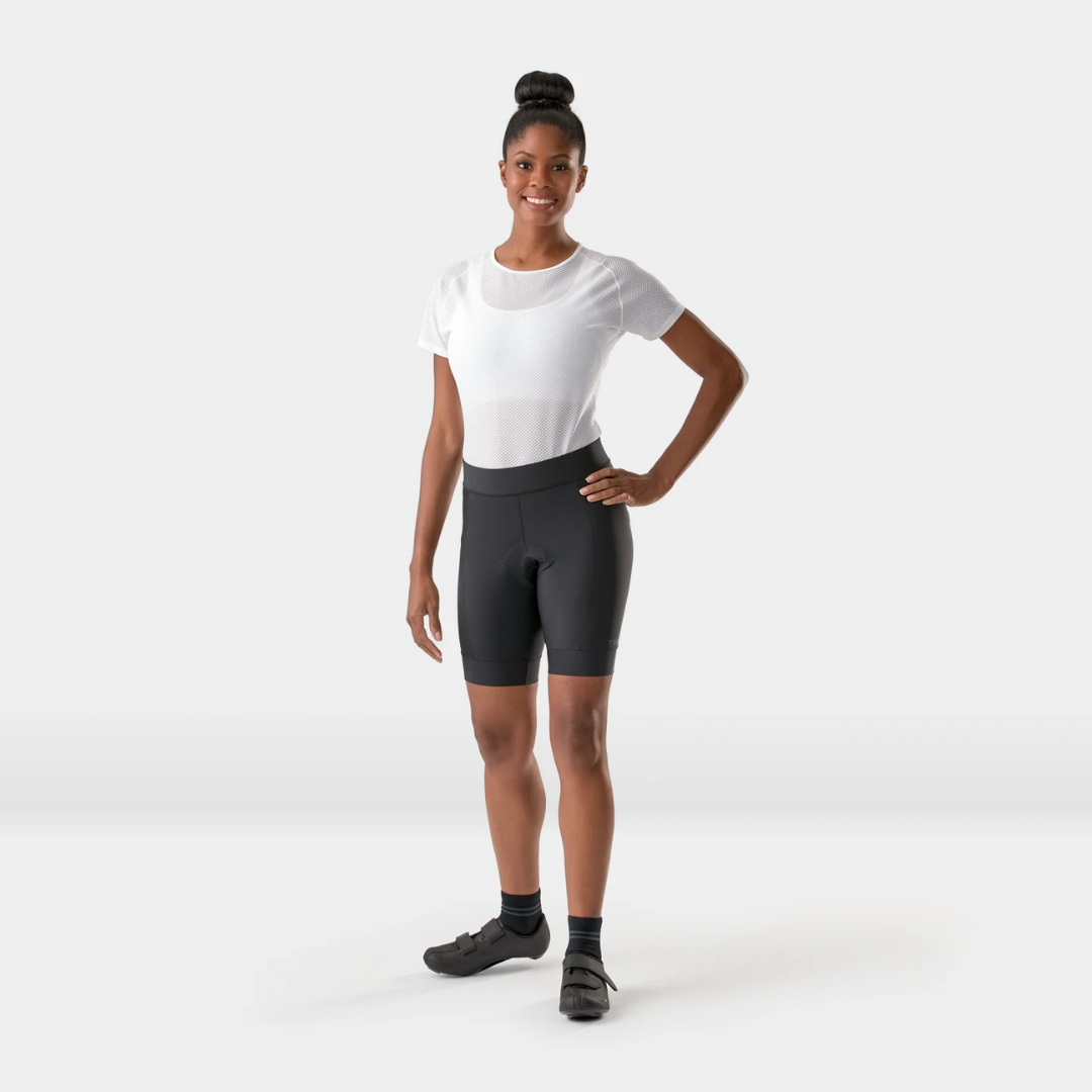 Bermuda para Ciclismo Solstice - Bontrager Trek Preta Feminina