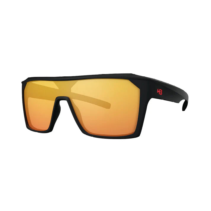 Óculos de Sol HB Carvin 2.0 Matte Black/ Red Chrome Unico