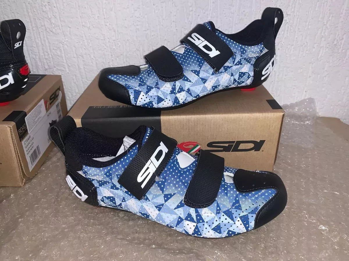 Sapatilha Triathlon Sidi T5 Air Carbon Azul