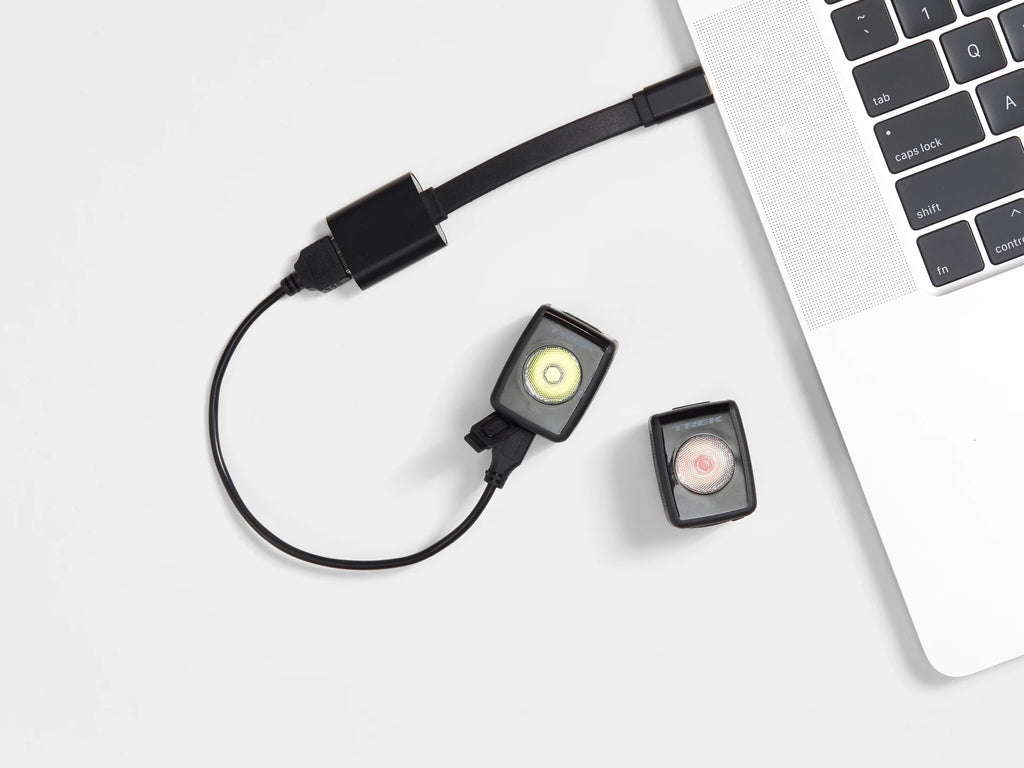 Conjunto de farol e lanterna Trek Ion 200 RT / Flare RT