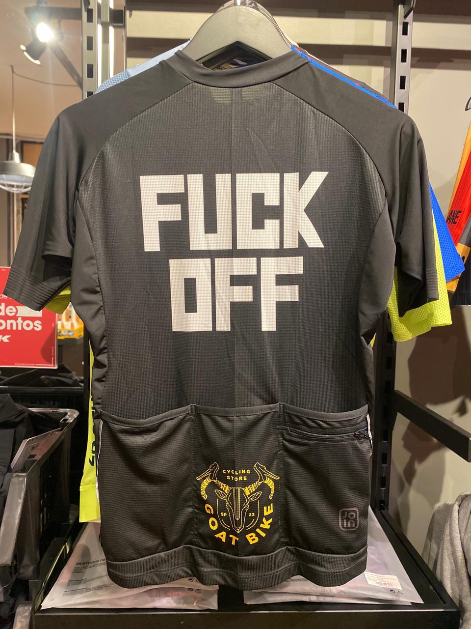 Camisa Ciclismo Goat Bike FUCK OFF - Masculina