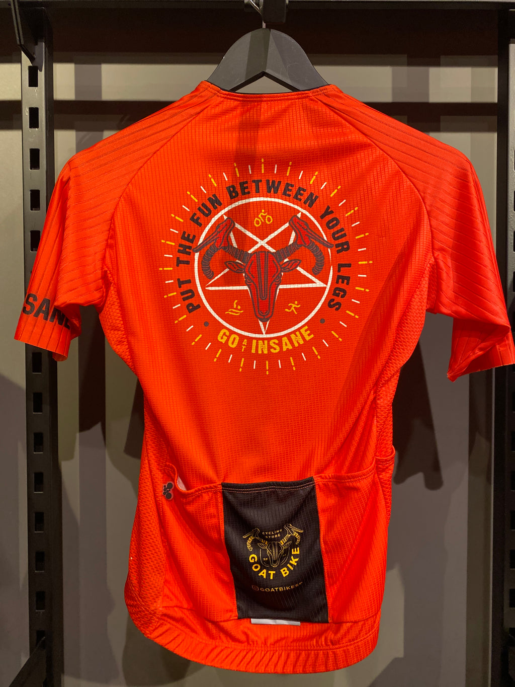 Camisa Jersey Ciclismo Goat Bike VERMELHA
