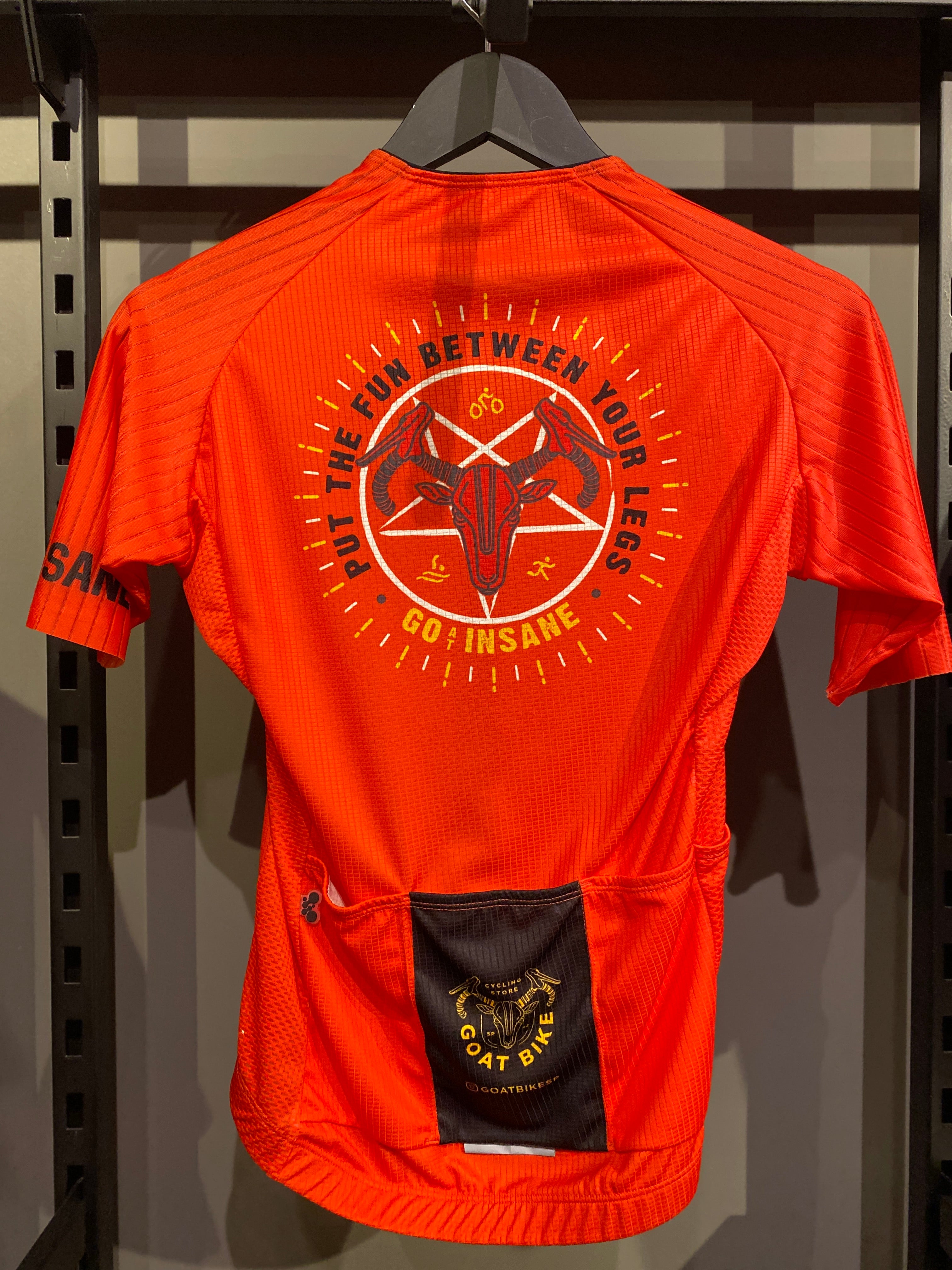 Camisa Jersey Ciclismo Goat Bike VERMELHA
